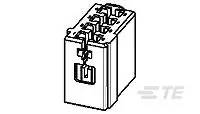 TE Connectivity 1355526-2 Printplaatconnector Totaal aantal polen: 8 Rastermaat: 5.08 mm Inhoud: 1 stuk(s) Carton