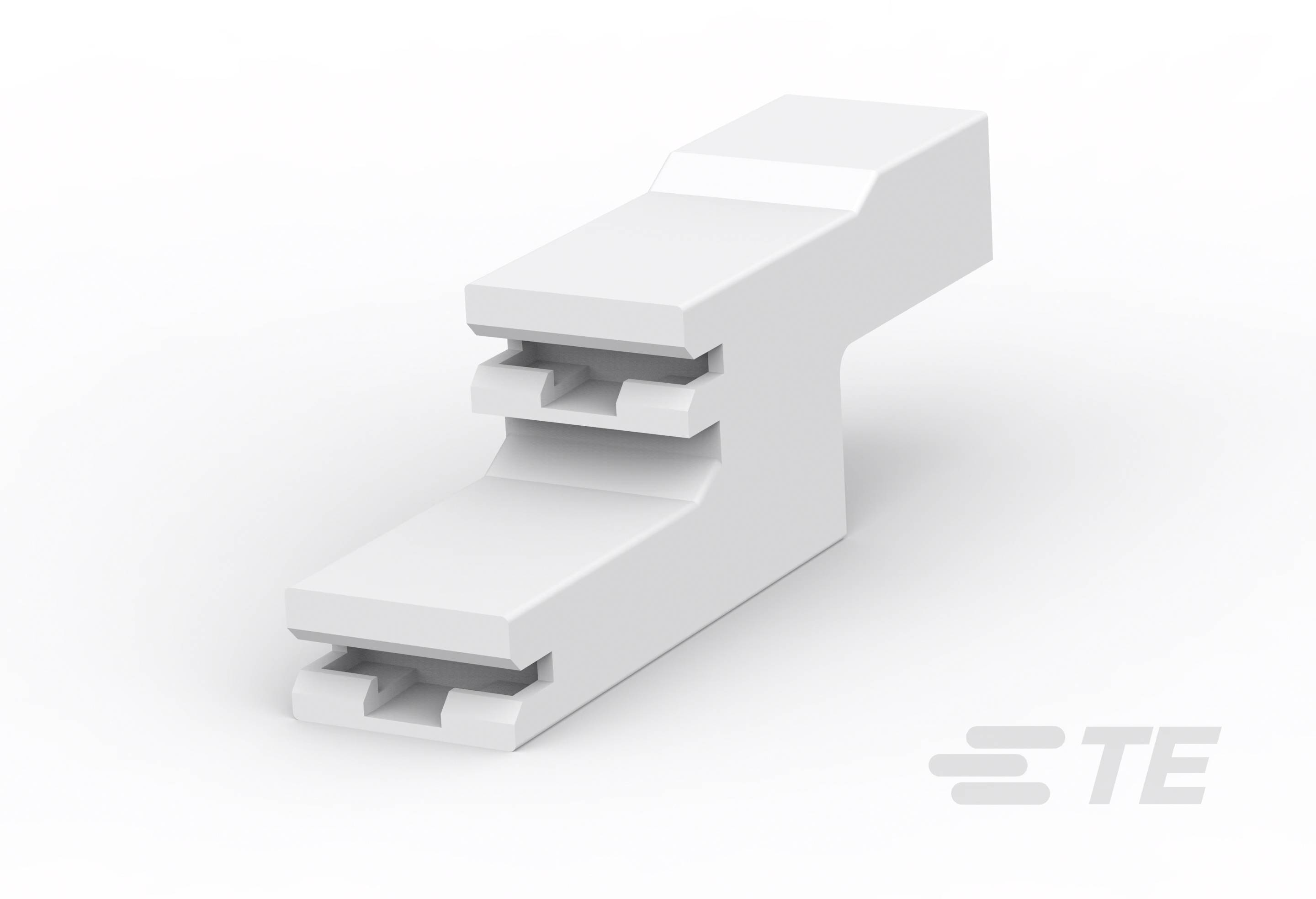 TE Connectivity 521955-1 Printplaatconnector Positive Lock Totaal aantal polen: 2 Rastermaat: 7.5 mm Inhoud: 1 stuk(s) Carton