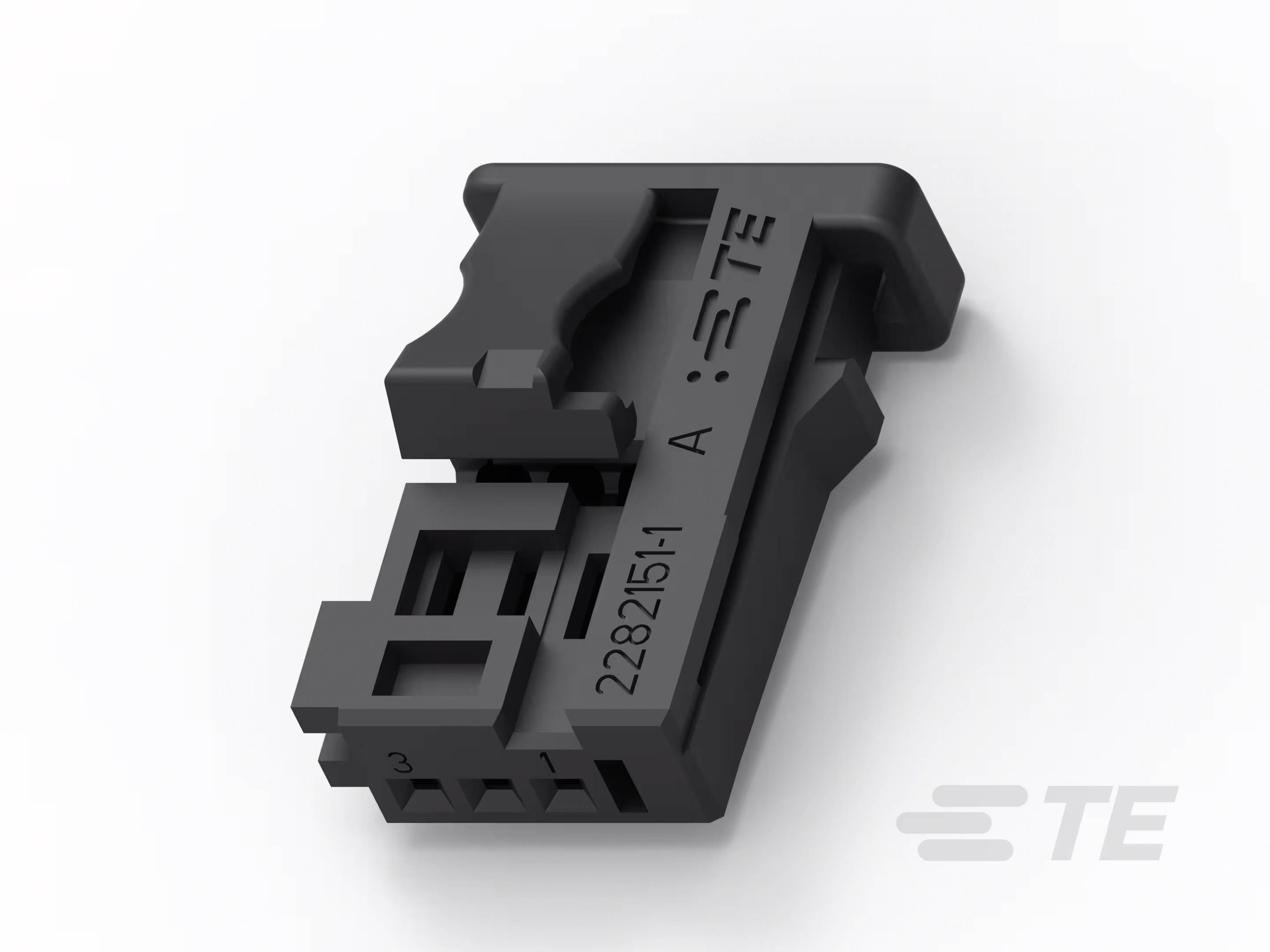 TE Connectivity 2282151-1 Printplaatconnector Totaal aantal polen: 3 Rastermaat: 1.8 mm Inhoud: 1 stuk(s) Carton