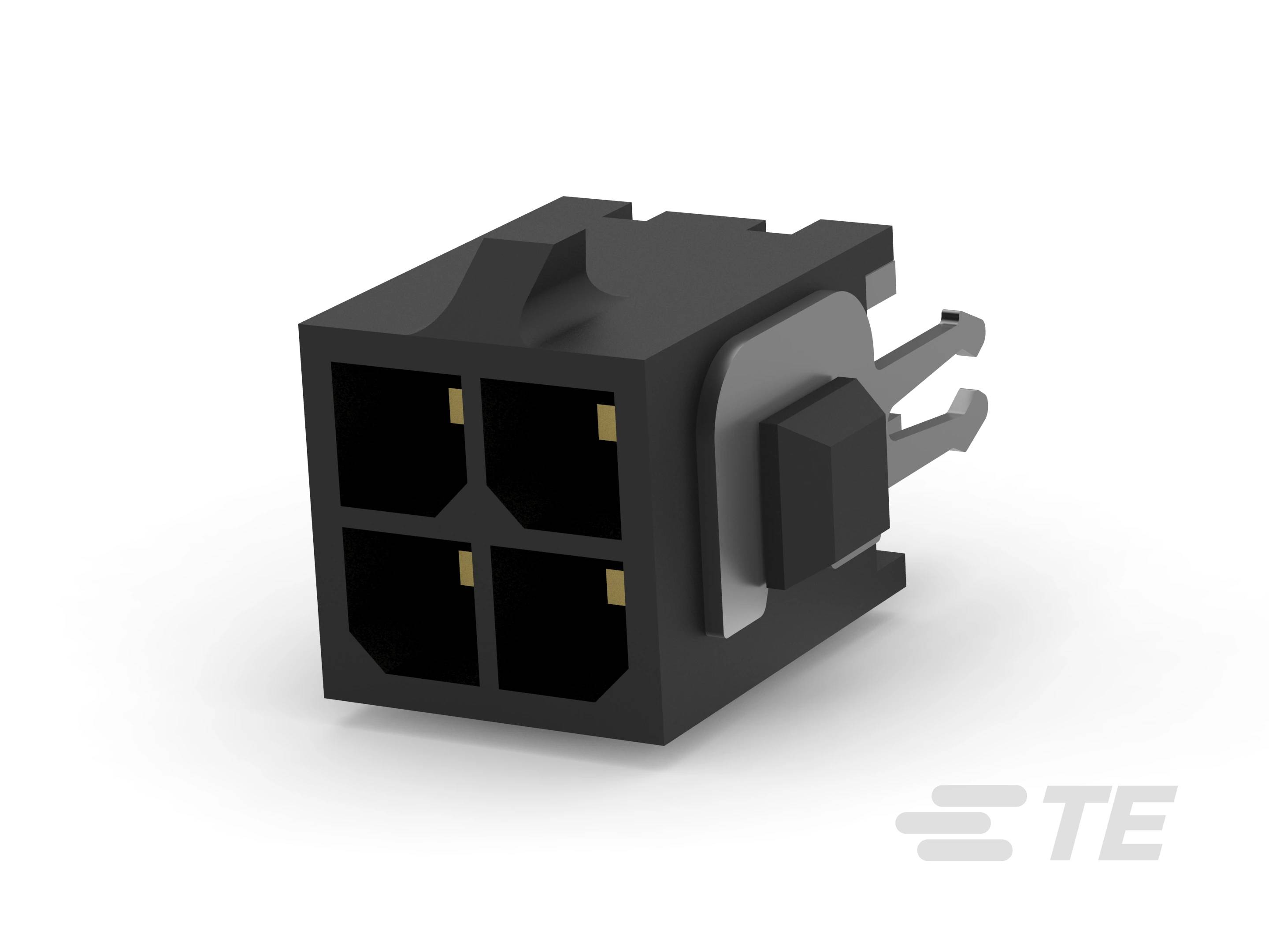 TE Connectivity 3-794681-4 Printplaatconnector Micro-MATE-N-LOK Totaal aantal polen: 4 Rastermaat: 3 mm Inhoud: 1 stuk(s) Tray