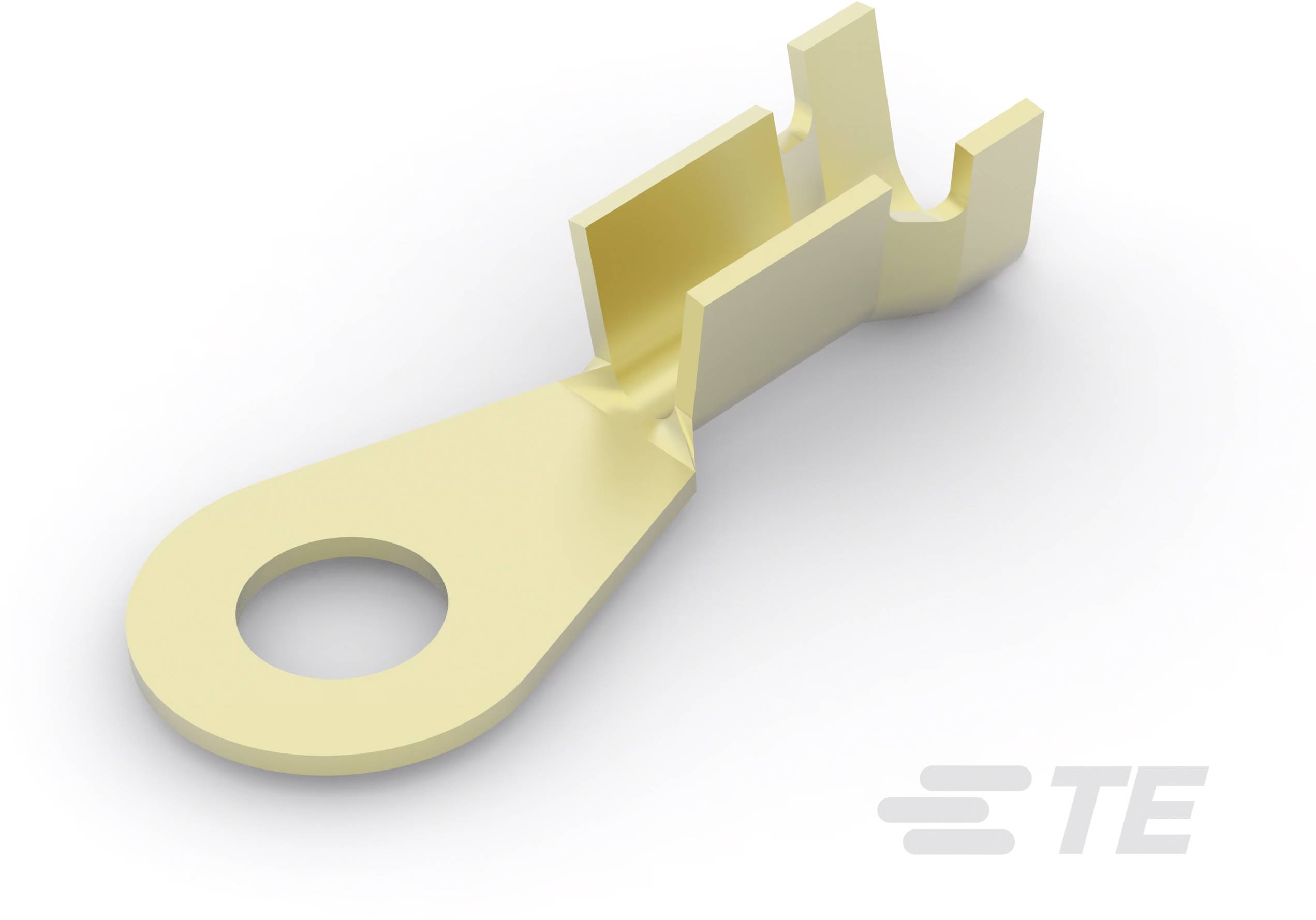 TE Connectivity 60770-1 Ringkabelschoen Dwarsdoorsnede (max.): 2.08 mm&sup2; Schachtdiameter: 3.68 mm Onge&iuml;soleerd 1 stuk(s) Tape on Full reel