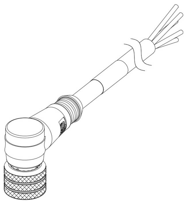 Molex upravený zástrčkový konektor pre senzory - aktory, 1200658719, 10.0 m, 1 ks-0
