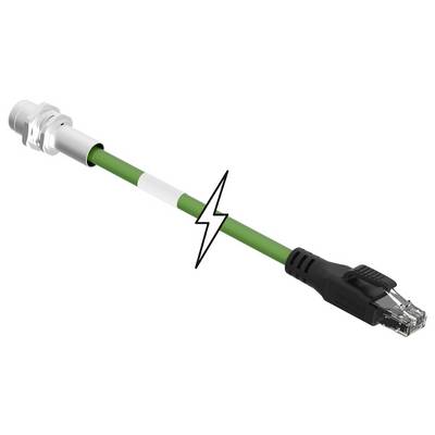 Molex upravený zástrčkový konektor pre senzory - aktory, 1201080519, piny: 4, 1.0 m, 1 ks-0