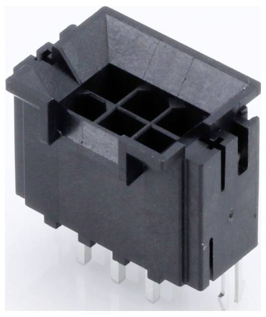Molex 44068-0057 Female header, inbouw (standaard) Totaal aantal polen: 6 Rastermaat: 4.20 mm Inhoud: 1 stuk(s) Tray
