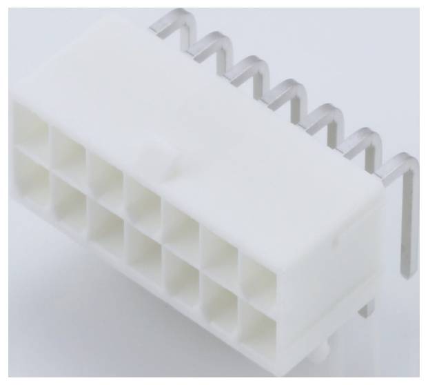Molex 39-30-0140 Female header, inbouw (standaard) Totaal aantal polen: 14 Rastermaat: 4.20 mm Inhoud: 1 stuk(s) Bag