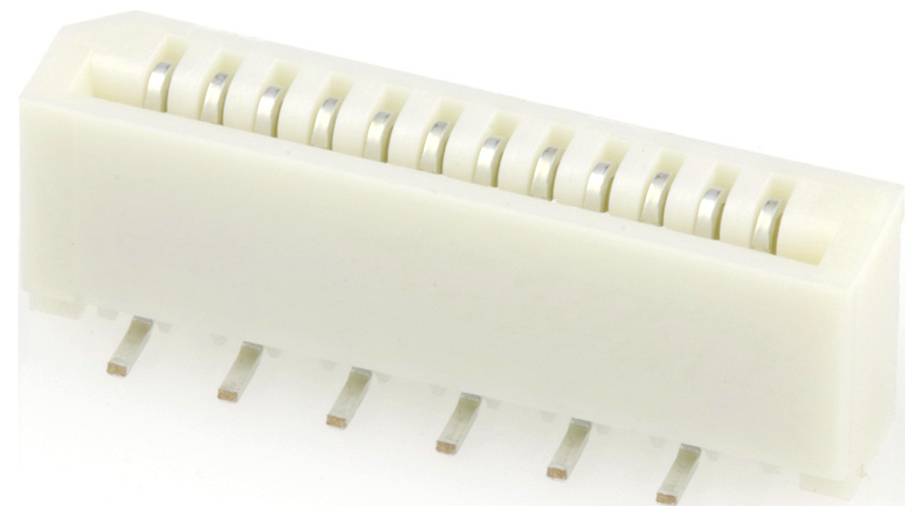 Molex 52808-1270 FFC/FPC-aansluiting Totaal aantal polen: 12 Rastermaat: 1.00 mm Inhoud: 1 stuk(s) Tape on Full reel