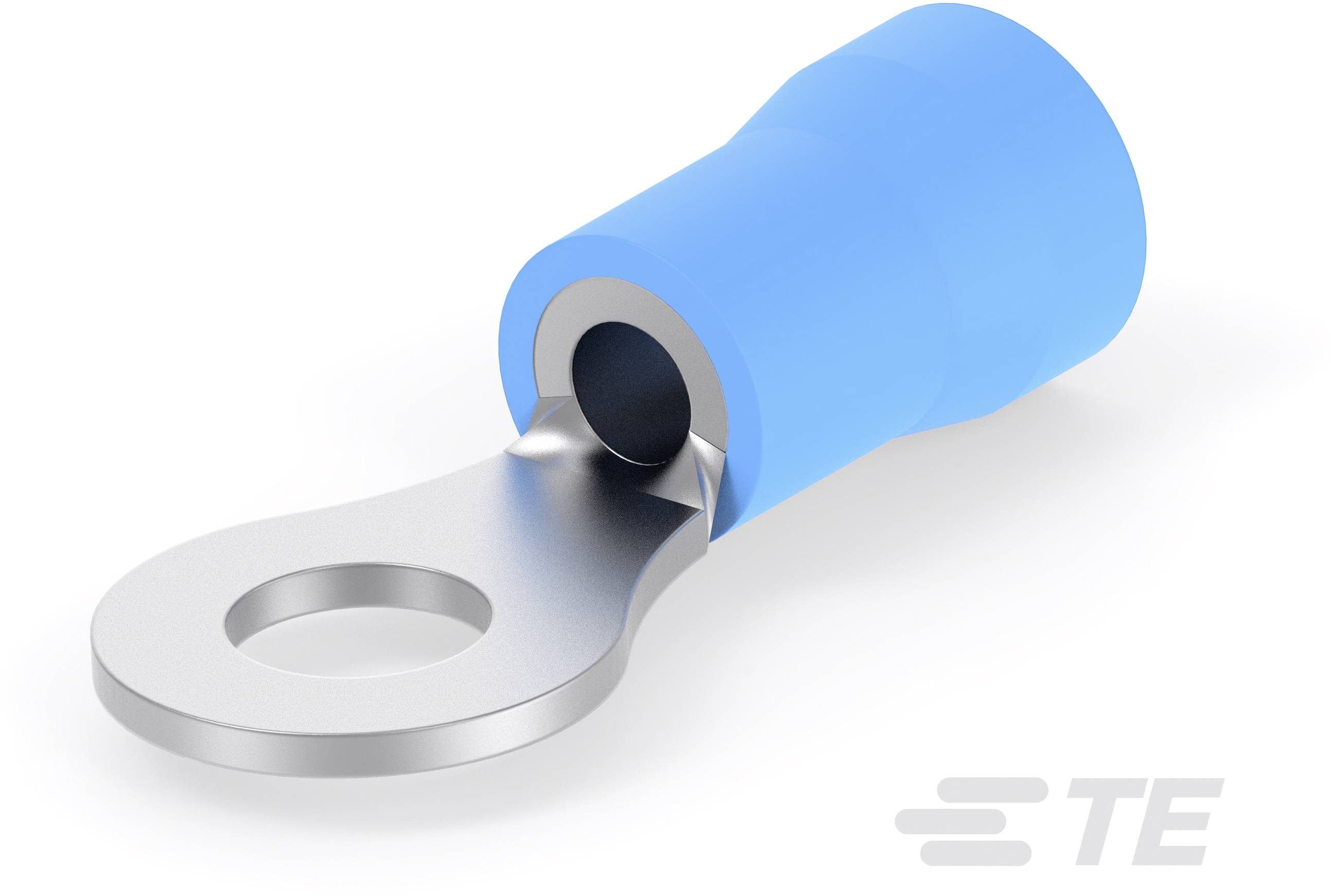 TE Connectivity 1377173-4 Ringkabelschoen Dwarsdoorsnede (max.): 2 mm&sup2; Schachtdiameter: 4.34 mm Deels ge&iuml;soleerd 1 stuk(s) Bag