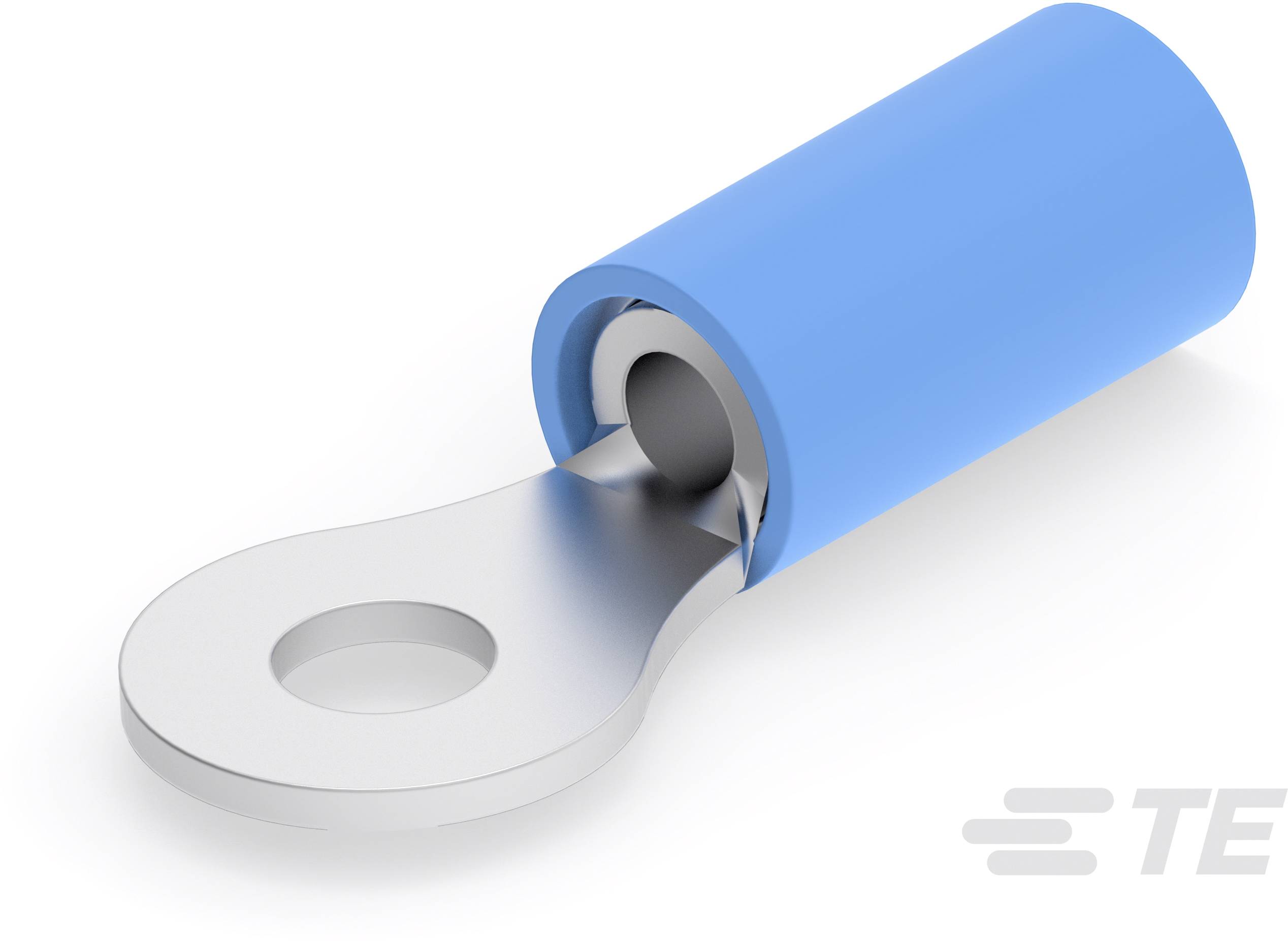 TE Connectivity 2-36158-1 Ringkabelschoen Dwarsdoorsnede (max.): 2.62 mm&sup2; Schachtdiameter: 3.68 mm Deels ge&iuml;soleerd 1 stuk(s) Tape