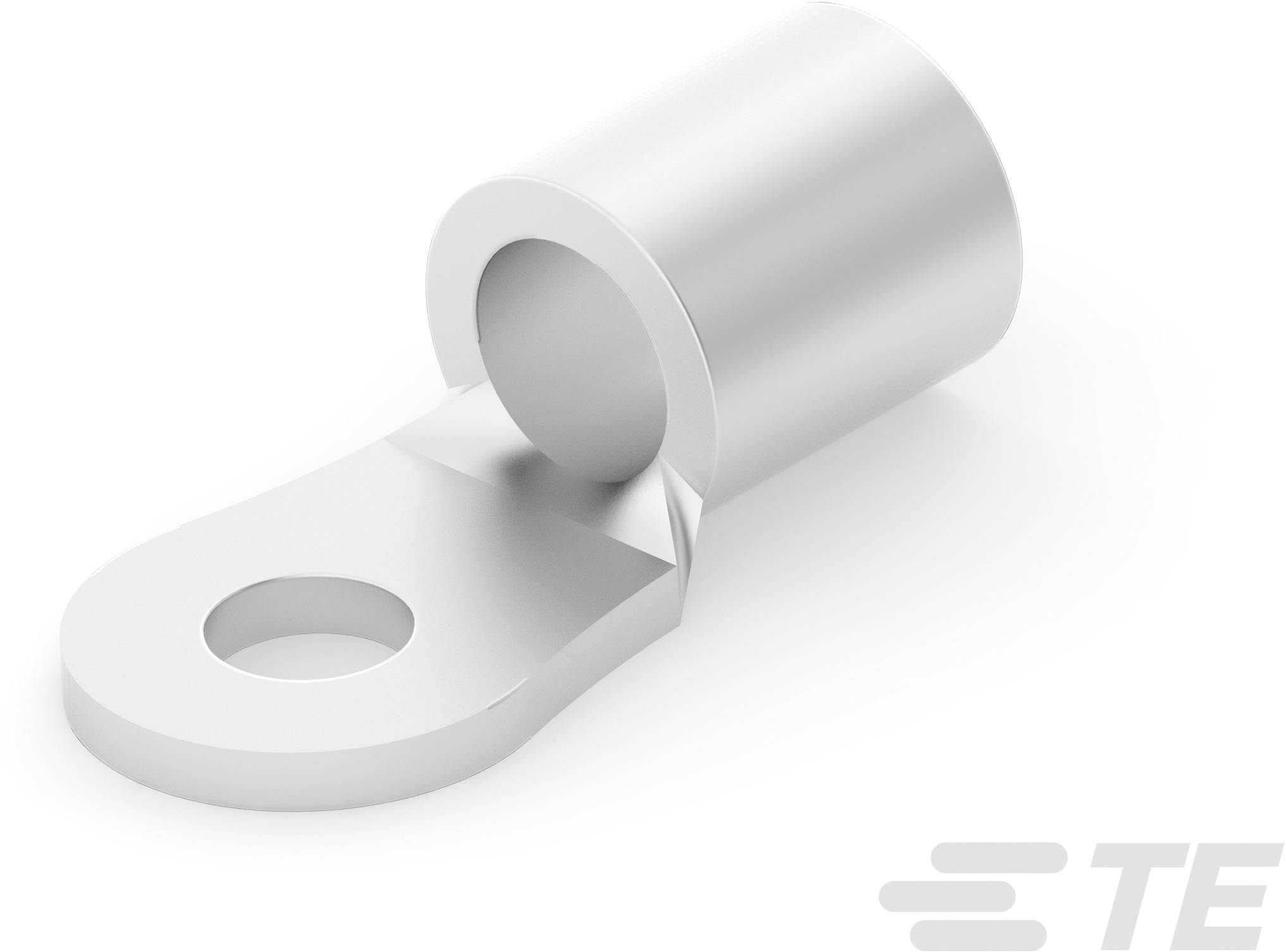 TE Connectivity 322447 Ringkabelschoen Dwarsdoorsnede (max.): 6 mm&sup2; Schachtdiameter: 2.84 mm Onge&iuml;soleerd 1 stuk(s) Piece