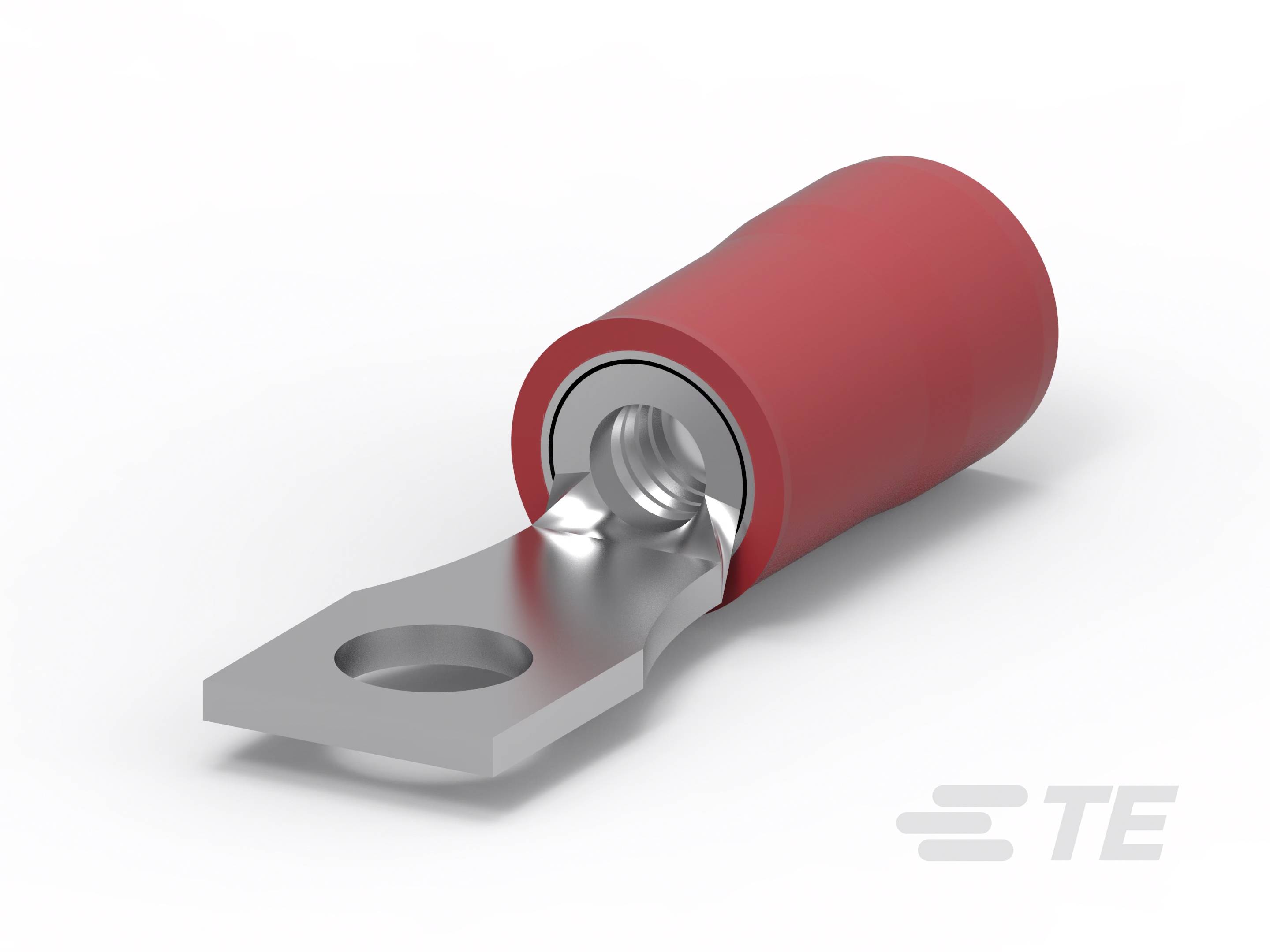 TE Connectivity 320629 Ringkabelschoen Dwarsdoorsnede (max.): 1.42 mm&sup2; Schachtdiameter: 3.51 mm Deels ge&iuml;soleerd 1 stuk(s) Box