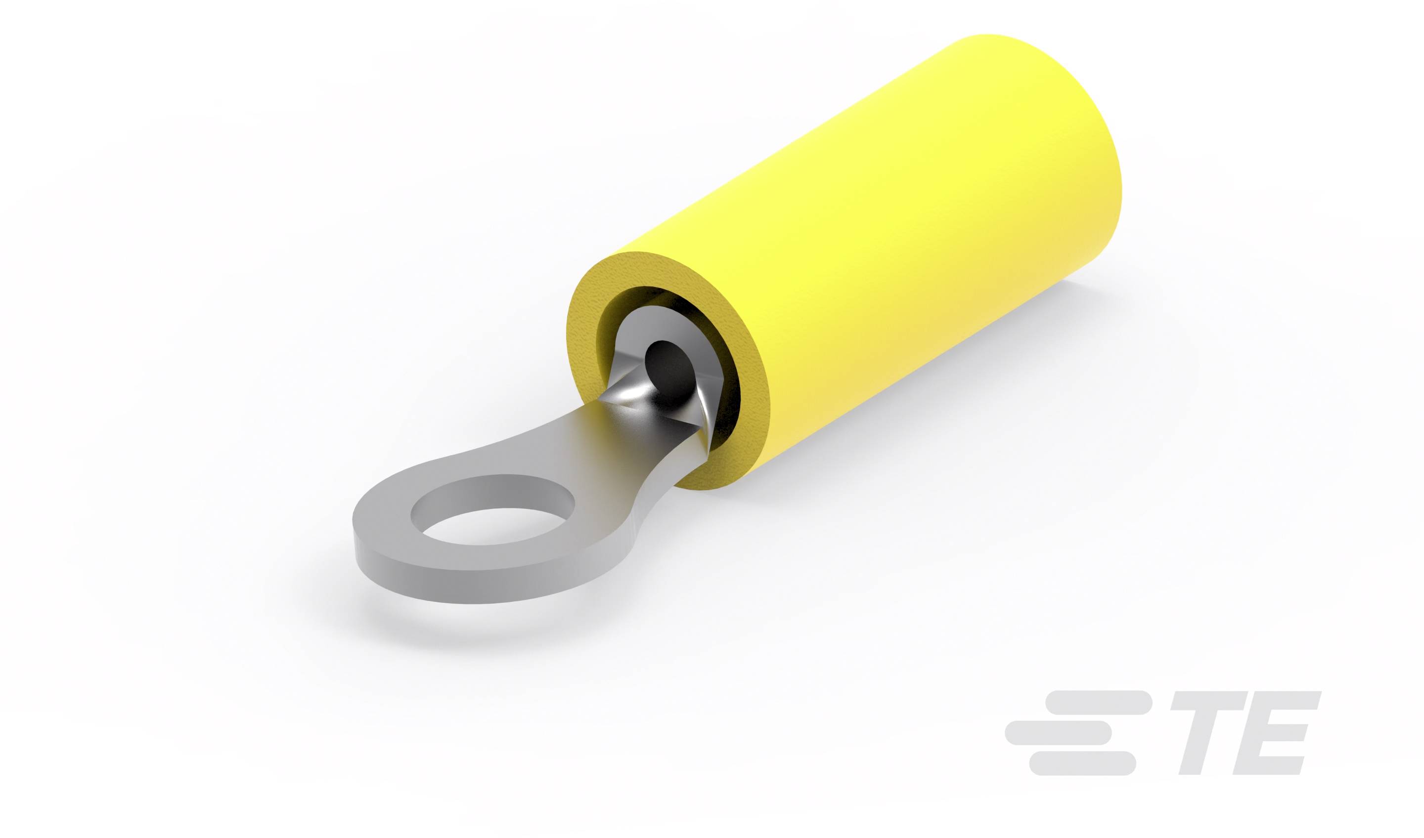 TE Connectivity 52189 Ringkabelschoen Dwarsdoorsnede (max.): 0.24 mm&sup2; Schachtdiameter: 2.84 mm Deels ge&iuml;soleerd 1 stuk(s) Piece
