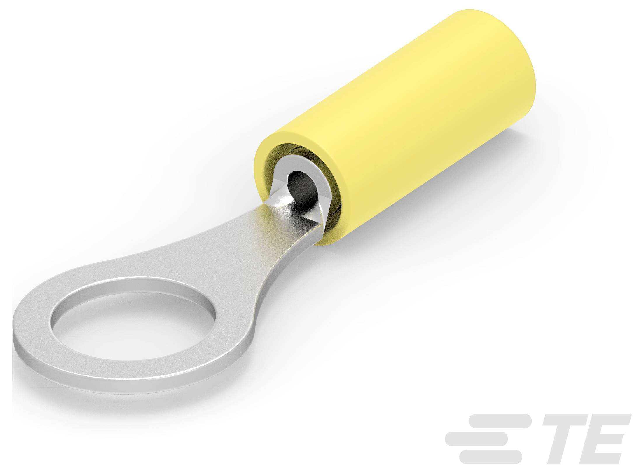TE Connectivity 8-323916-1 Ringkabelschoen Dwarsdoorsnede (max.): 0.41 mm&sup2; Schachtdiameter: 4.34 mm Deels ge&iuml;soleerd 1 stuk(s) Piece