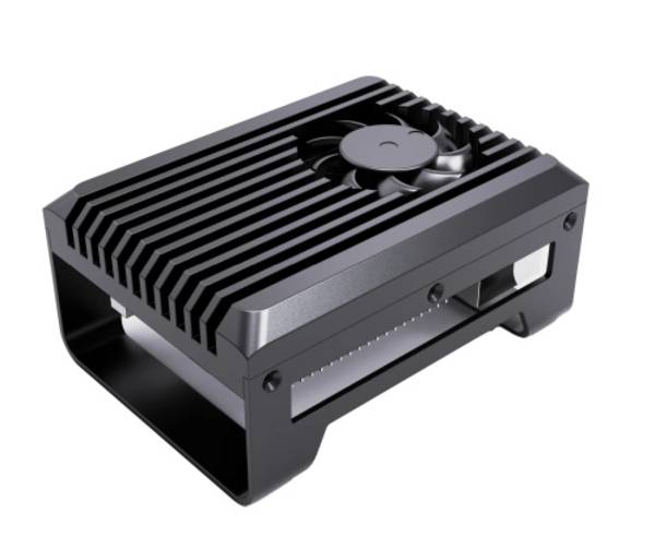 Radxa RD-X4-Heatsink SBC skriňa Vhodné pre: Radxa vrátane aktívneho chladiča čierna