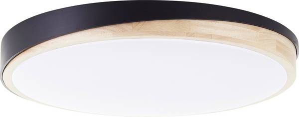Brilliant G80846/76 Baarlo LED stropné svietidlo LED  pevne zabudované LED osvetlenie  36 W čierna (matná), drevo