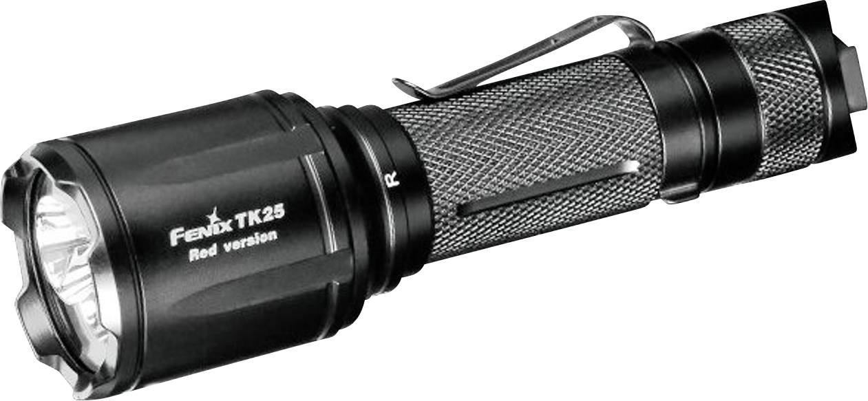 Fenix Light TK25Red LED vreckové svietidlo (baterka), Li-Ion akumulátory alebo prevádzka na batérie, 1000 lm, 156.5 g-0