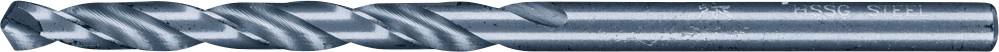 Kovový vrták so špirálovo tvarovanými drážkami, používaný na vŕtanie otvorov v rôznych materiáloch.