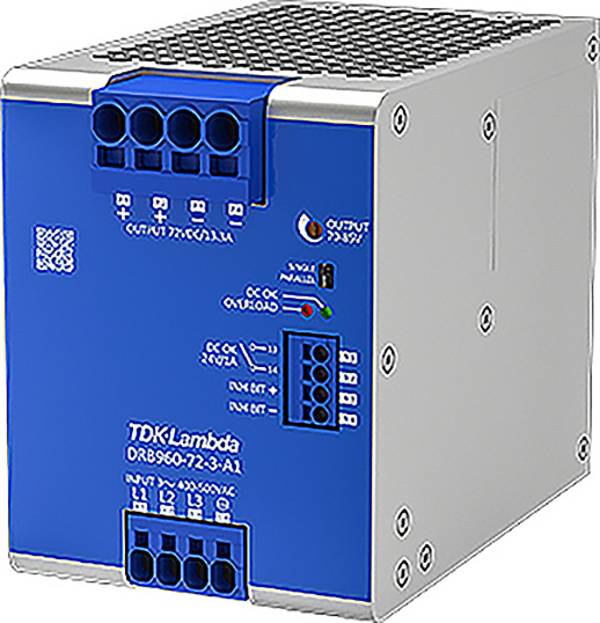 TDK DRB960-72-3-A1 sieťový zdroj na montážnu lištu (DIN lištu), 85 V/DC, 13.3 A, 960 W, výstupy 1 x