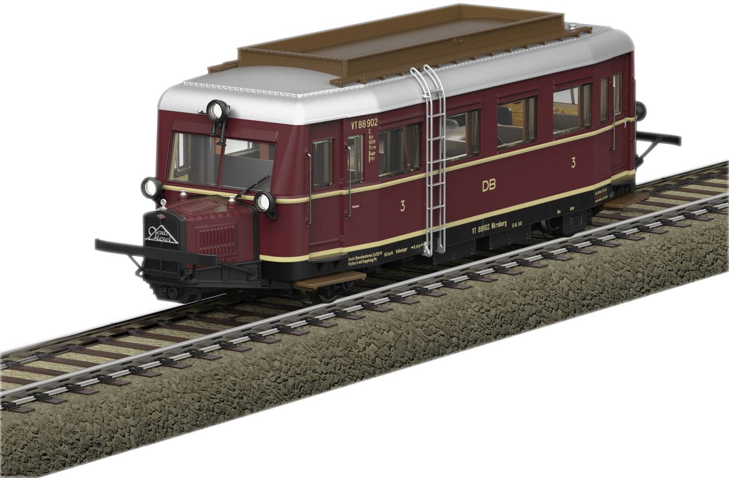 TRIX H0 25135 H0 railbus VT 88.9 van de DB