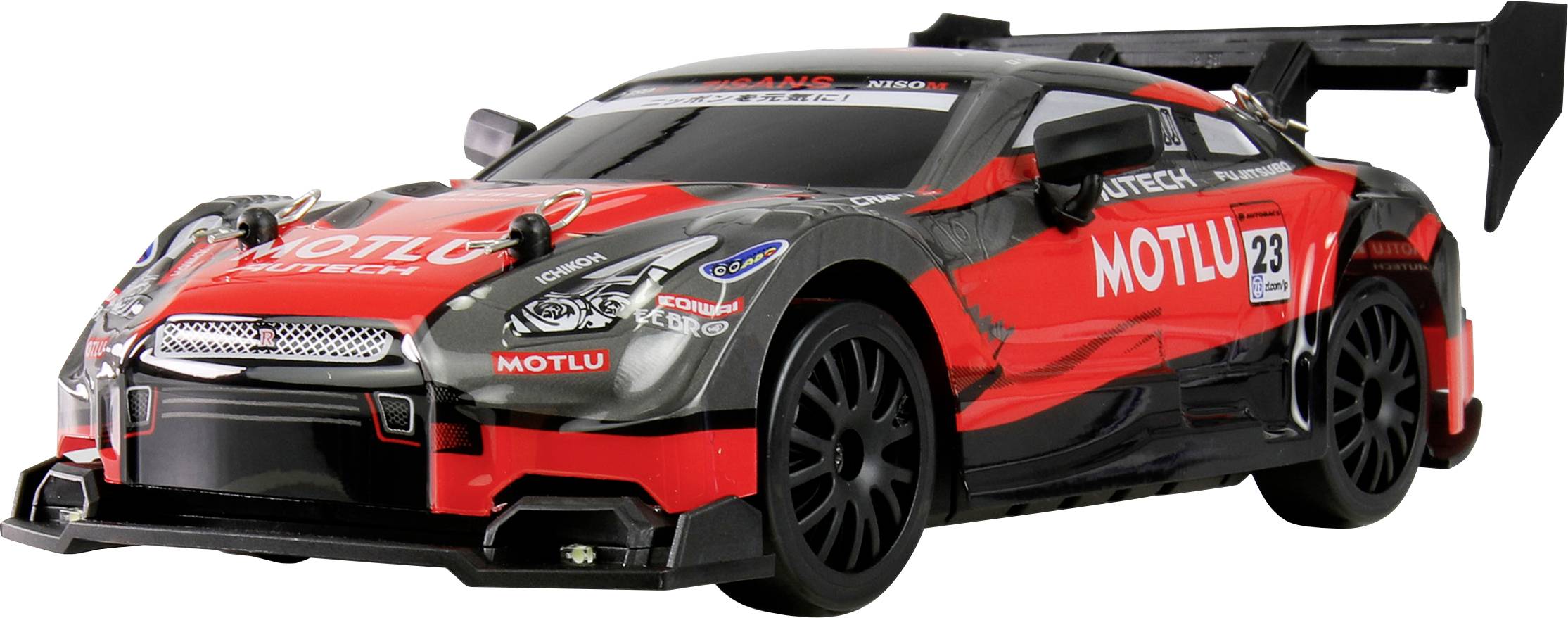 Amewi 21112 Drift Racing Car 1:24 RC modelauto voor beginners Elektro Sportwagen 4WD Incl. accu en laadkabel, Met lichteffect afbeelding