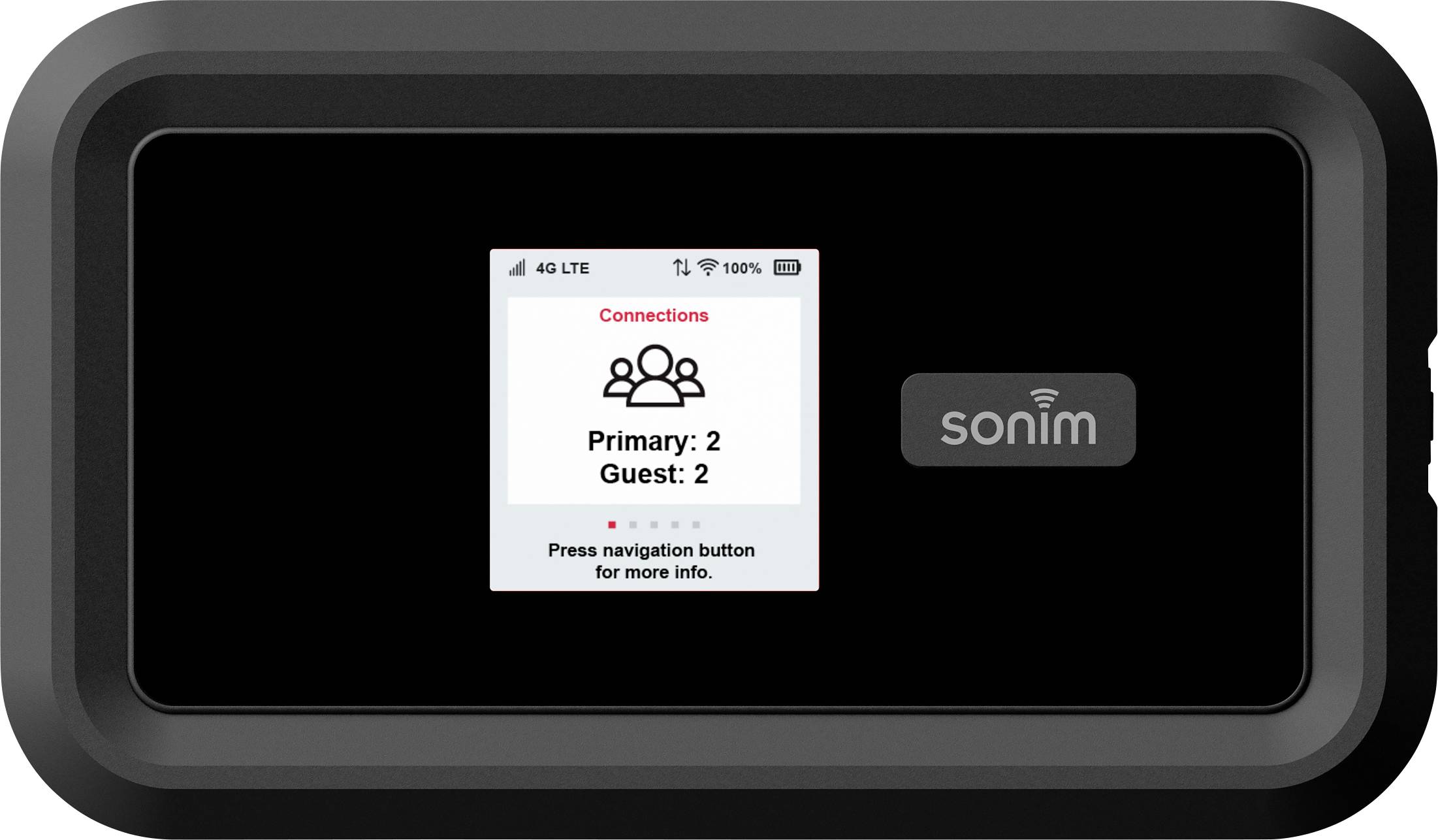 Sonim H100 MiFi router Max. 32 apparaten Zwart