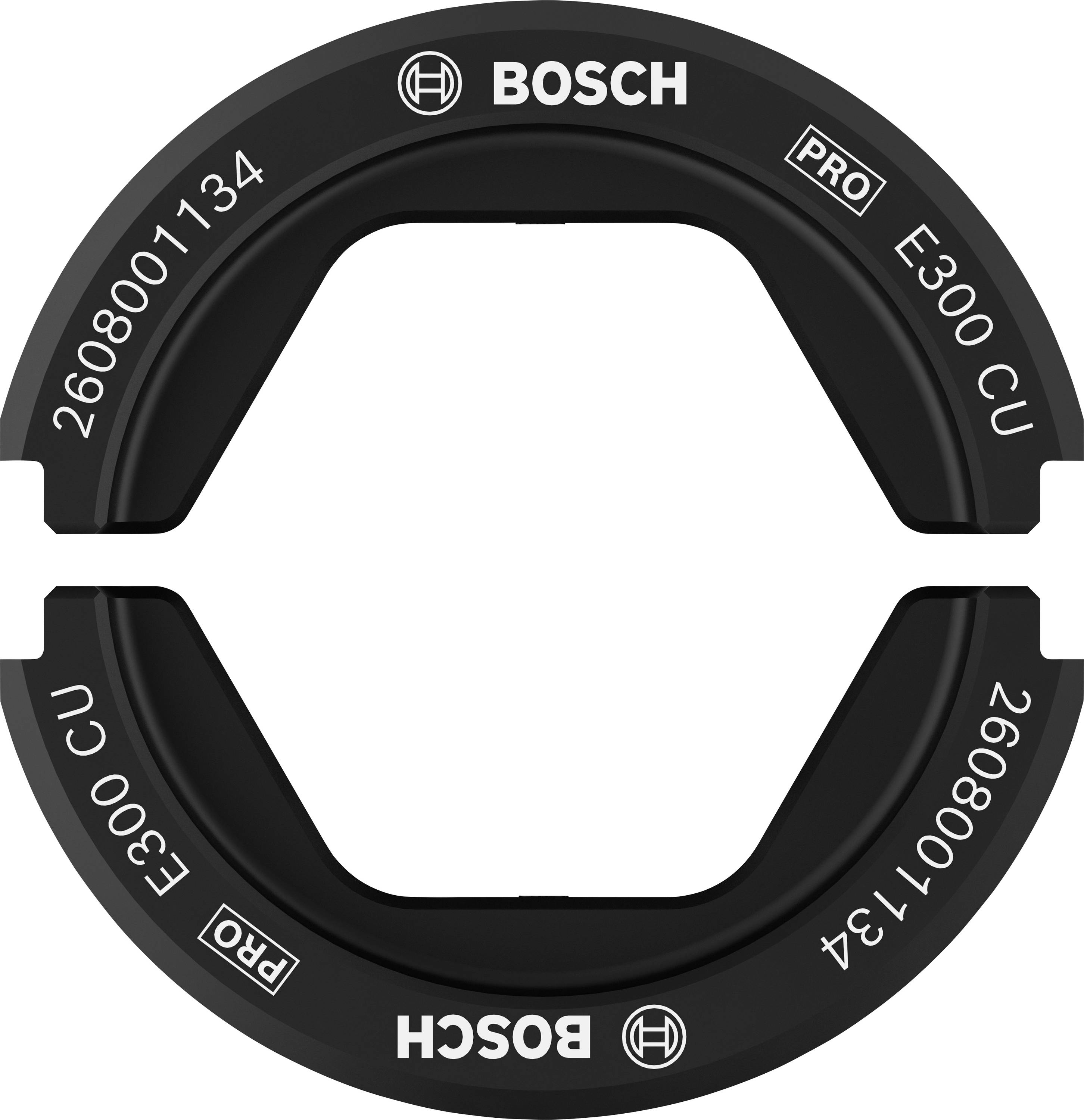 Bosch Accessories 2608001134 2608001134 Matrice di crimpaggio Capocorda a tubetto, Connettore a tubetto 300 fino a 300 mm²