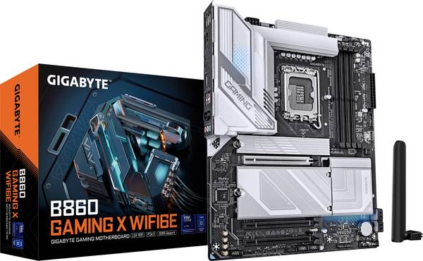 Gigabyte B860 GAMING X WIFI6E LGA1851 MB Základná doska Socket Intel® 1851 Tvarový faktor ATX Čipová sada základnej dosky Intel® B860