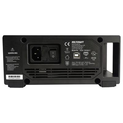 VOLTCRAFT DSP-3008 F laboratórny zdroj s nastaviteľným napätím, 0 - 30 , 0 - 8 A, 120 W, USB, bez ventilátora, výstup 1 -4