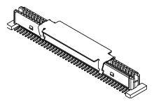 Ilustrácia elektrického konektora s početným počtom pripojovacích pinov, zobrazujúca detaily štruktúry a konfigurácie pinov.