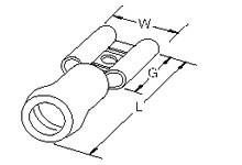 Molex 19019-0050 Platte stekker (female) 1 stuk(s) Tape on Full reel