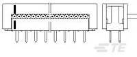 TE Connectivity 1-216791-4 Female header, inbouw (standaard) Inhoud: 1 stuk(s) Box