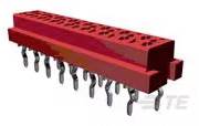 TE Connectivity 1-215079-4 Female header, inbouw (standaard) Inhoud: 1 stuk(s) Tape on Full reel