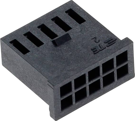 TE Connectivity 284123-1 Female header, inbouw (standaard) Inhoud: 1 stuk(s) Bag