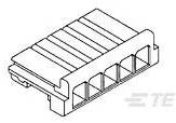 TE Connectivity 92009-6 Female header, inbouw (standaard) Inhoud: 1 stuk(s) Bag