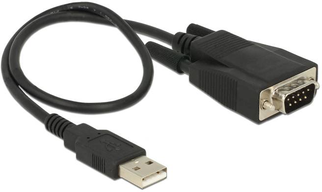 Delock USB 2.0 Adattatore [1x Spina A USB 2.0 - 1x Spina RS232] 62958 0.45 m