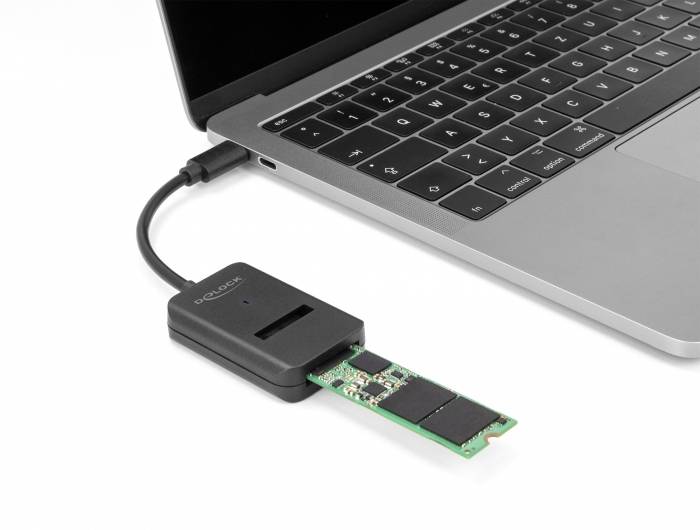 Delock 64198 konvertor rozhrania [1x M2, SATA - 1x USB-C®]-3