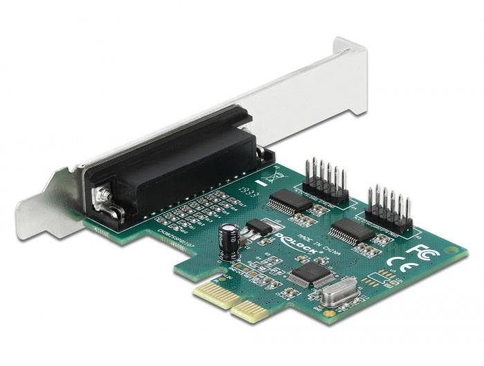 Delock 90413 karta PCI-Express Parallel (IEEE 1284), RS232 PCIe-2