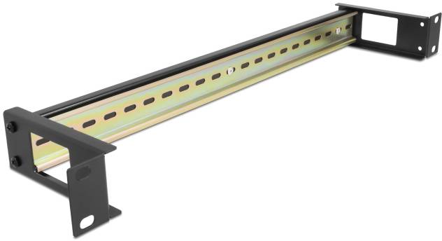 Delock 67031 19 inch Inschuifsysteem voor patchkast 1 HE Zwart