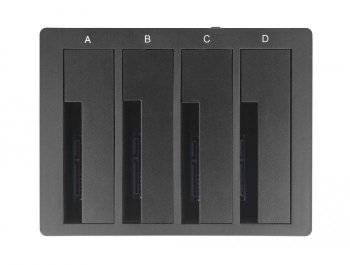 Delock 63930 SATA 6 Gb / s, USB-C®, DC zásuvka jack 3,5 mm dokovacia stanica pre pevný disk-2