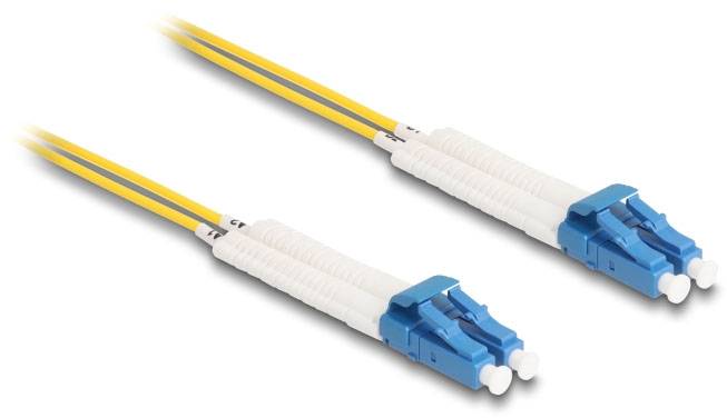 Delock 88068 optické vlákno LWL prepojovací kábel [1x zástrčka LC - 1x zástrčka LC] 9/125 µ Singlemode OS2 0.5 m-0