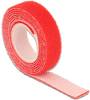 Delock Kabelbinder pásik so suchým zipsom na spojovanie háčiková a flaušová časť (d x š) 1 m x 13 mm červená 1 ks