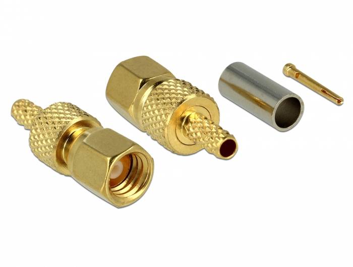 Delock 65858 65858 SMC adaptér SMC zástrčka - SMC zástrčka 0.006 m 1 ks Piece-0