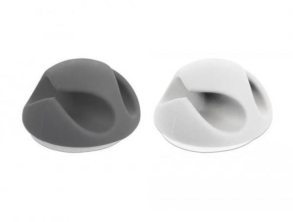 Delock príchytné klipsy kábla termoplast biela, sivá  (Ø x v) 6 mm x 15 mm 1 sada  18295