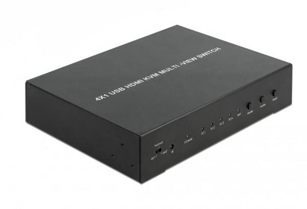 Delock 11488  KVM Matrix prepínač HDMI klávesnica, myš, diaľkové ovládanie 1920 x 1080 Pixel