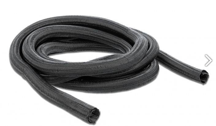 Delock 18854 18854, ochranný oplet polyester, 17 mm (max), čierna, 1 ks-0