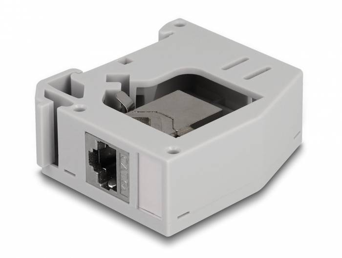 Delock 86959 adaptér na DIN lištu Keystone CAT 6A-3