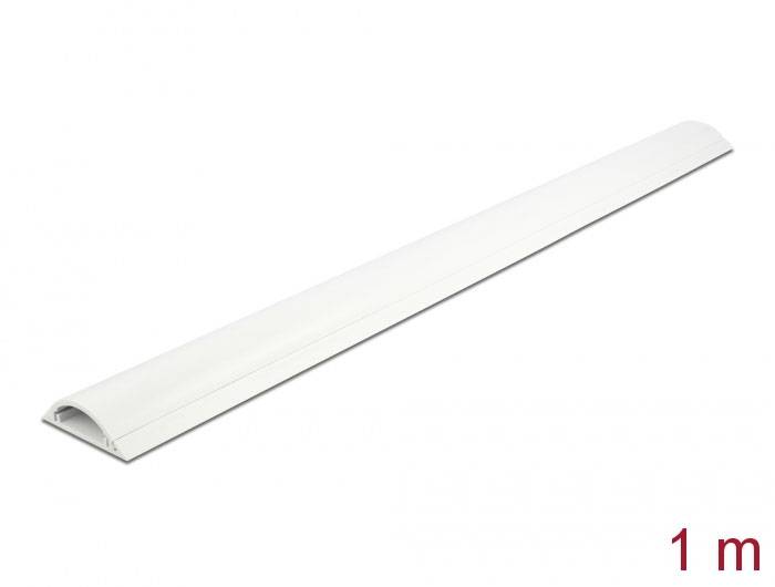 Delock Káblová lišta PVC biela (d x š x v) 1 m x 50 mm x 12 mm 1 ks 20705-2