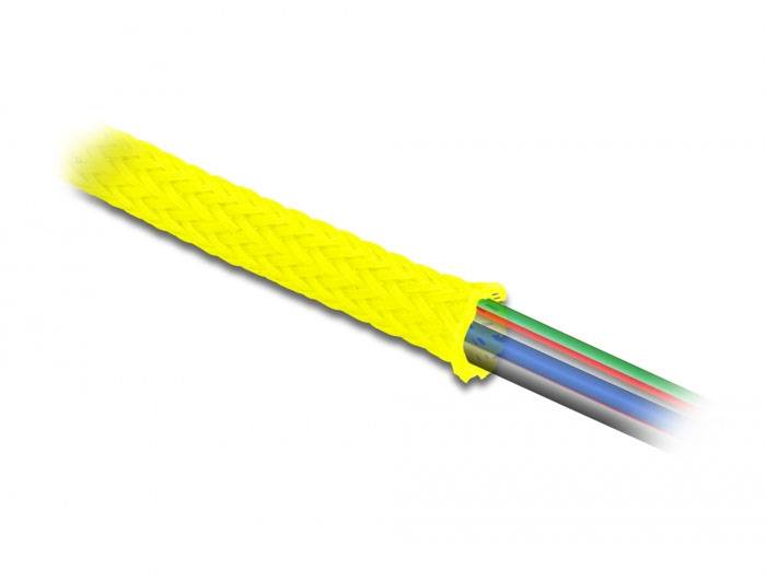 Delock 20760 20760, ochranný oplet polyester, žltá, 1 ks-3