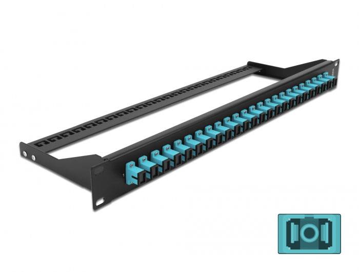 Delock 43383 LWL patch panel 24 portů SC 1 U-0
