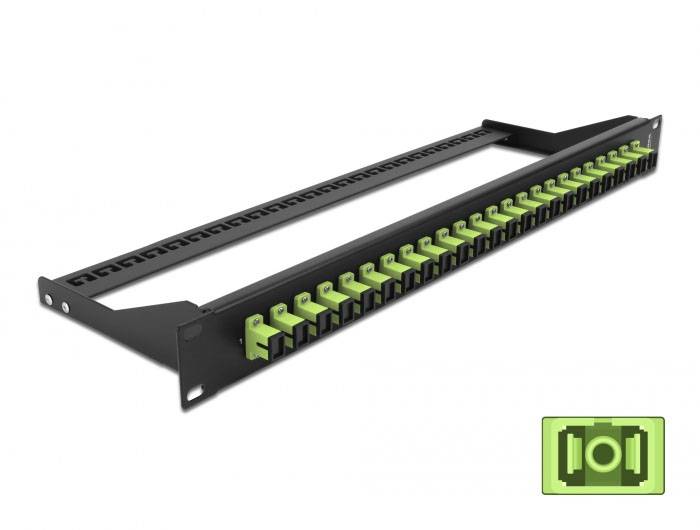 Delock 43385 LWL patch panel 24 portů SC 1 U-0