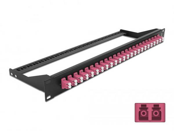 Delock 43390 LWL patch panel 24 portů LC 1 U